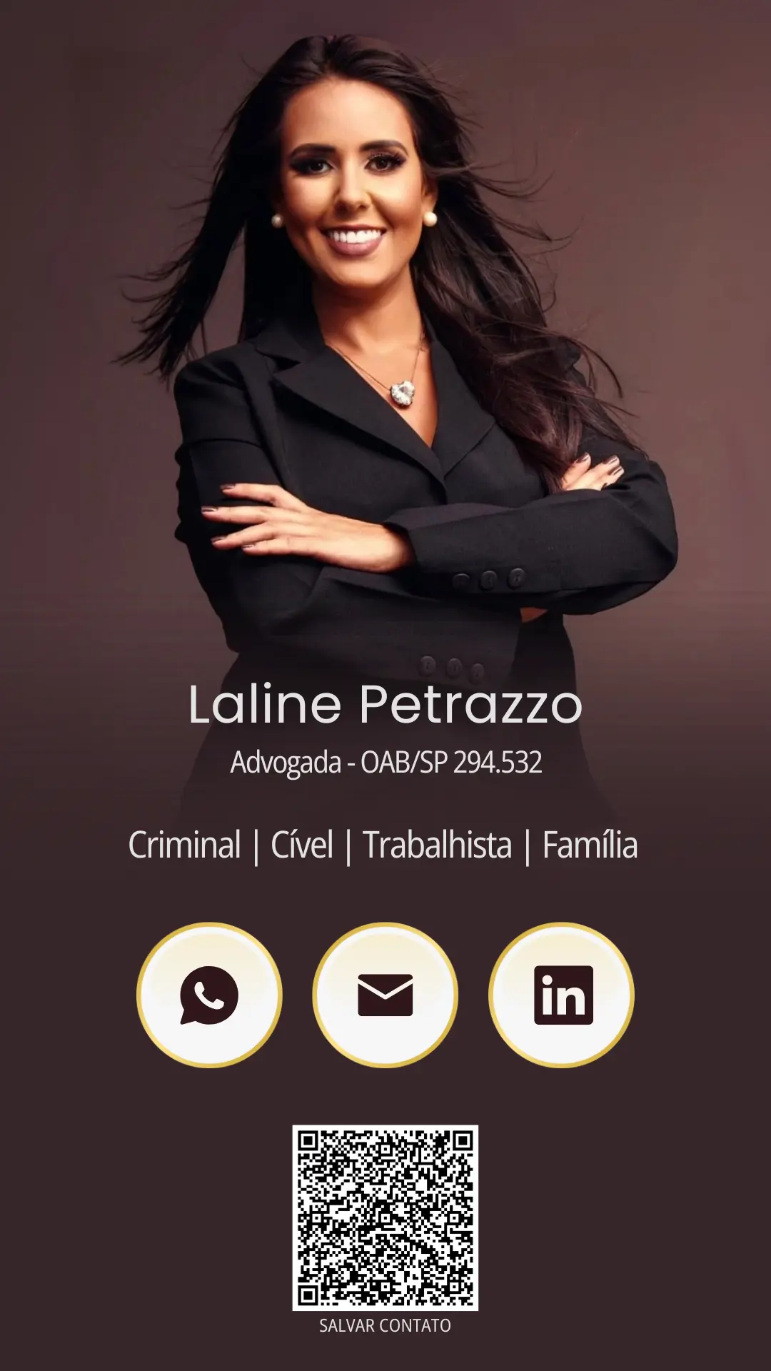 Cartão de Visita Virtual para Advogados