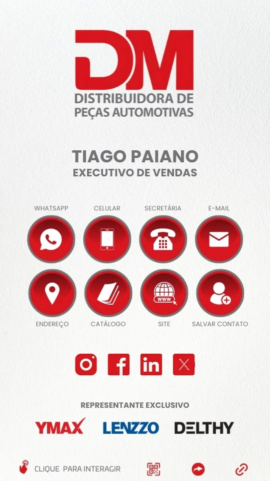 Cartão de Visita Virtual Automotivo