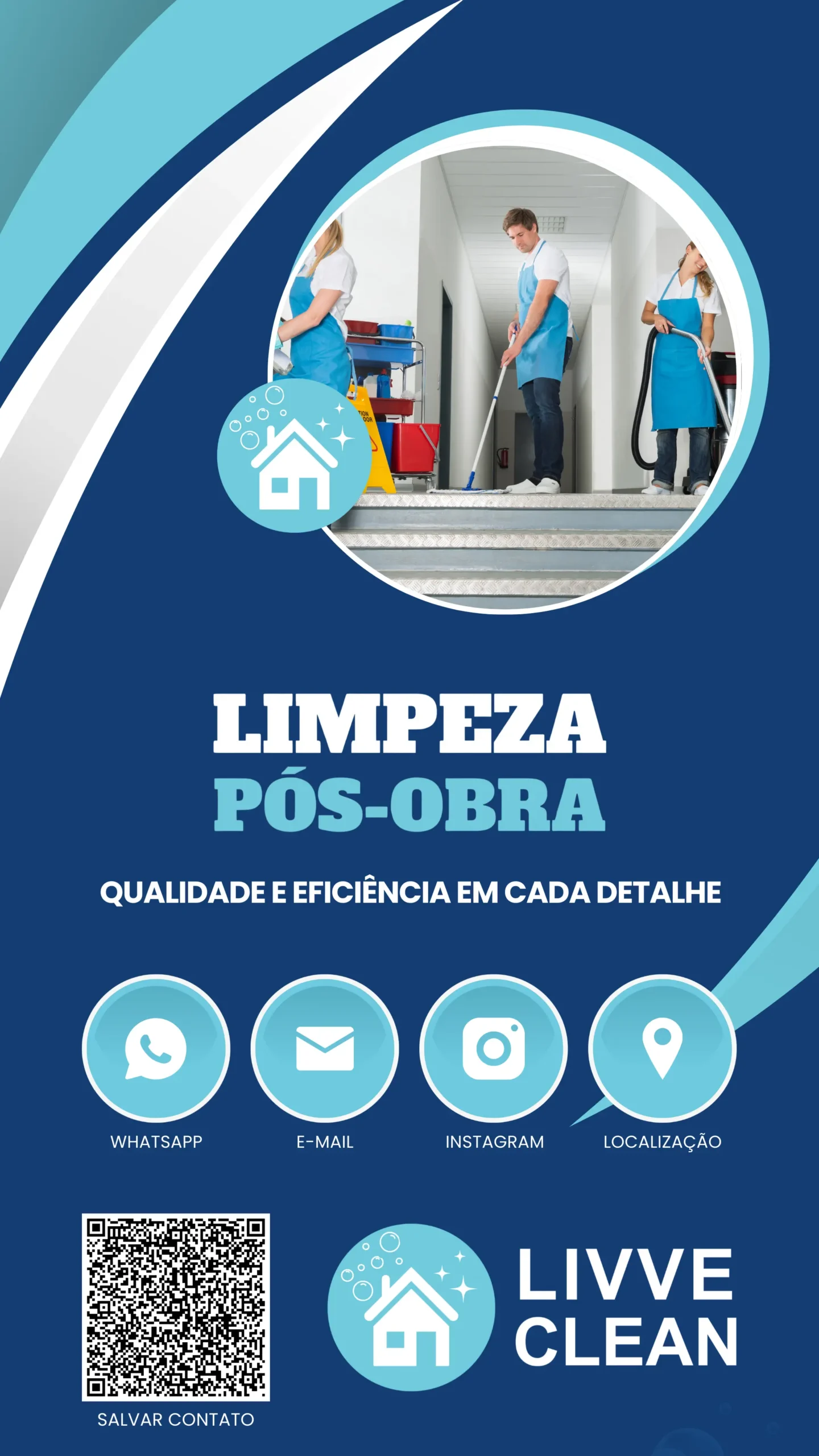 Cartão de Visita Virtual para Construção