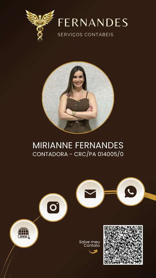 Cartão de Visita Virtual Contabilidade