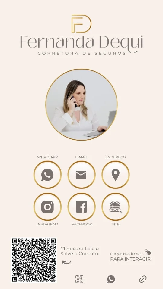 Cartão de Visita Virtual para Corretor