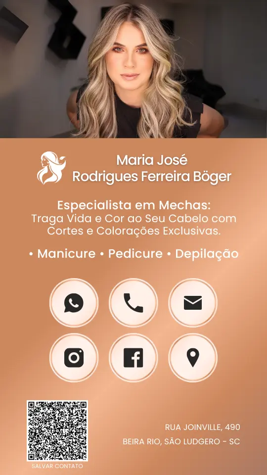 Cartão de Visita Virtual Estética