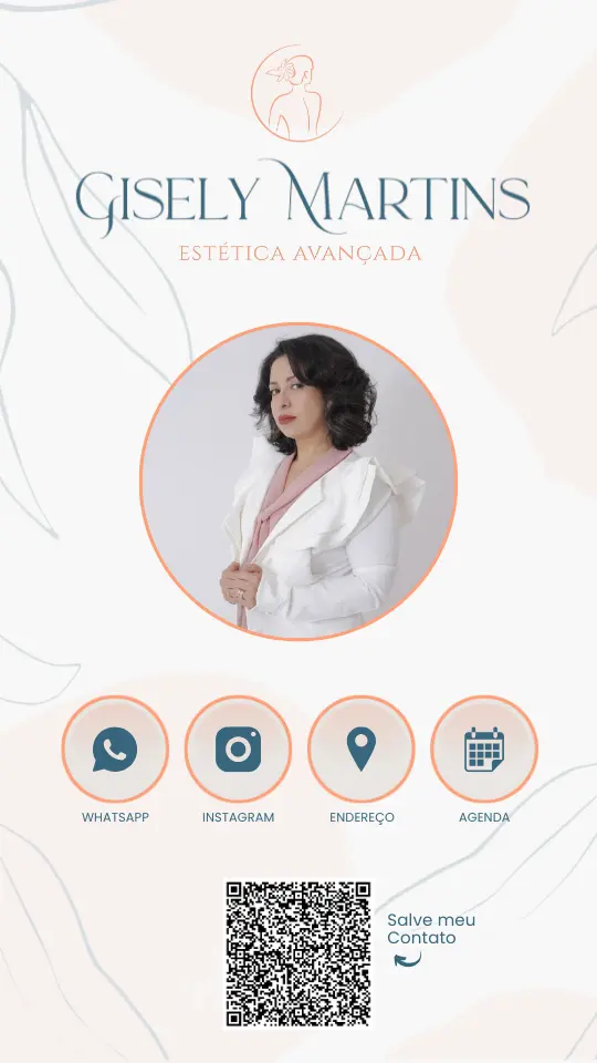 Cartão de Visita Virtual Estética