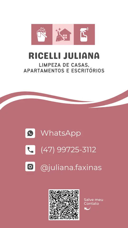 Cartão de Visita Virtual para Serviços