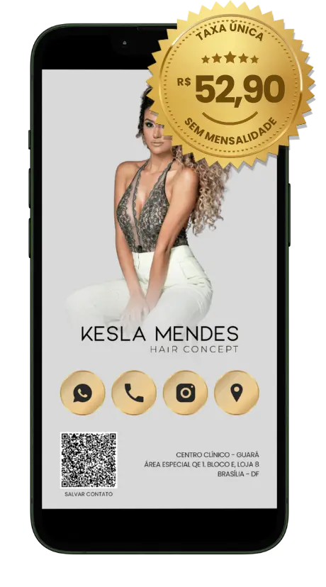 Cartão de Visita Virtual no Celular